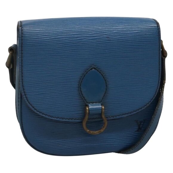 Louis Vuitton Handbags - LOUIS VUITTON Epi Saint Cloud PM Shoulder Bag Blue M52195 LV Auth 142273